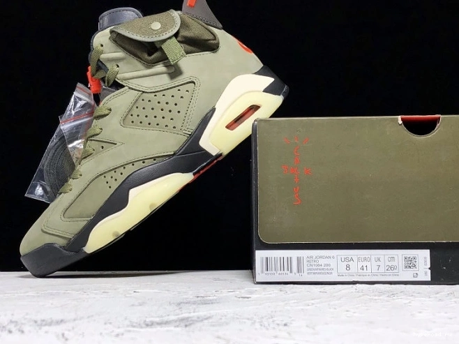 Jordan CN1084-200 x 6 Medium Air Olive Scott Travis 0630